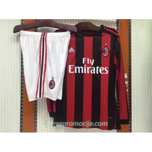 Milan Dres Domaći 2017/18 Dugim Rukavima Milan Dres Domaći 2017/18 Dugim Rukavima