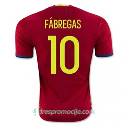 Španjolska Dres FABREGAS Domaći Euro 2016 Španjolska Dres FABREGAS Domaći Euro 2016