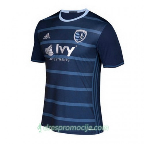 Sporting KC Dres Gostujući 2017/18 Kratkih Rukava Sporting KC Dres Gostujući 2017/18 Kratkih Rukava