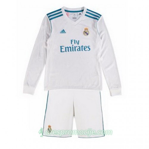 Real Madrid Dres Dječji Domaći 2017/18 Dugim Rukavima Real Madrid Dres Dječji Domaći 2017/18 Dugim Rukavima