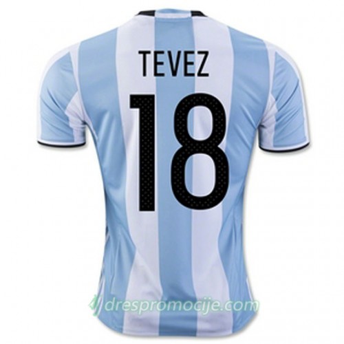 Argentina Dres TEVEZ Domaći 2016/17 Kratkih Rukava Argentina Dres TEVEZ Domaći 2016/17 Kratkih Rukava