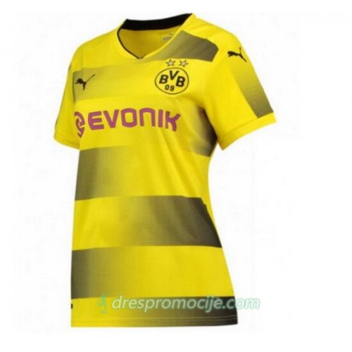 Borussia Dortmund Dres Ženska Domaći 2017/18 Kratkih Rukava Borussia Dortmund Dres Ženska Domaći 2017/18 Kratkih Rukava