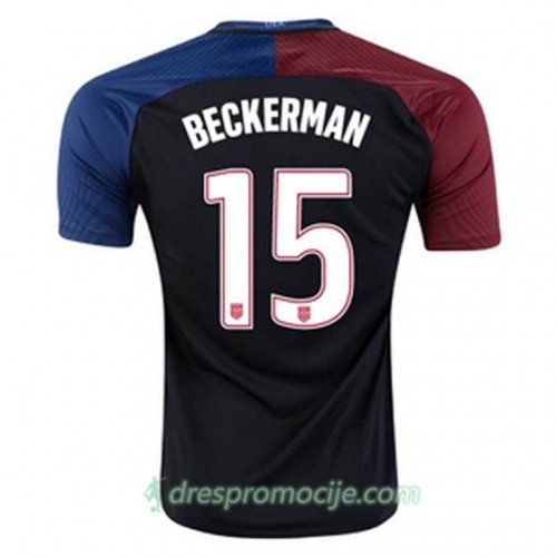 SAD Dres BECKERMAN Gostujući 2016/17 Kratkih Rukava SAD Dres BECKERMAN Gostujući 2016/17 Kratkih Rukava