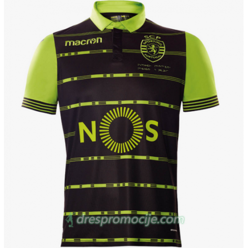 Sporting Dres Gostujući 2017/18 Kratkih Rukava Sporting Dres Gostujući 2017/18 Kratkih Rukava