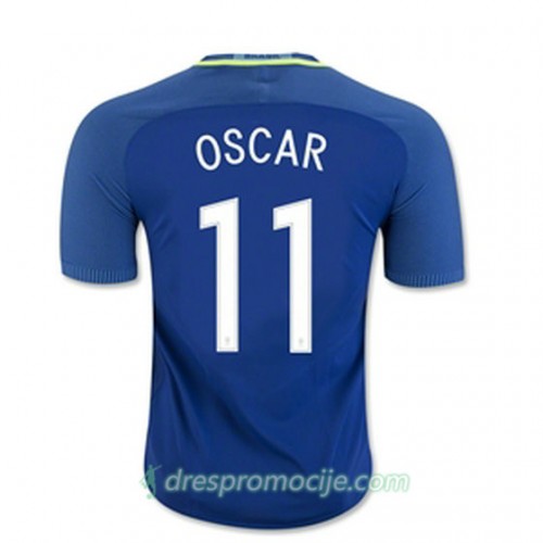 Brazil Dres OSCAR Gostujući 2016/17 Kratkih Rukava Brazil Dres OSCAR Gostujući 2016/17 Kratkih Rukava