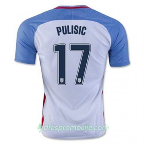 SAD Dres PULISIC Domaći 2016/17 Kratkih Rukava SAD Dres PULISIC Domaći 2016/17 Kratkih Rukava