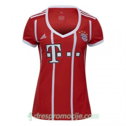 FC Bayern München Dres Ženska Domaći 2017/18 Kratkih Rukava FC Bayern München Dres Ženska Domaći 2017/18 Kratkih Rukava