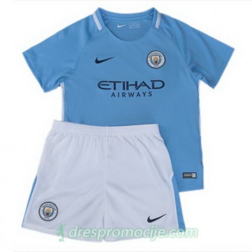 Manchester City Dres Dječji Domaći 2017/18 Kratkih Rukava Manchester City Dres Dječji Domaći 2017/18 Kratkih Rukava