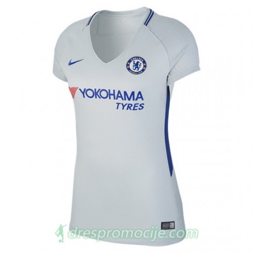 Chelsea Dres Ženska Gostujući 2017/18 Kratkih Rukava Chelsea Dres Ženska Gostujući 2017/18 Kratkih Rukava