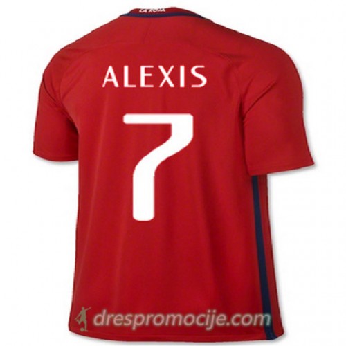 Čile Dres ALEXIS Domaći 2016/17 Kratkih Rukava Čile Dres ALEXIS Domaći 2016/17 Kratkih Rukava