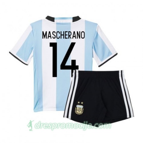Argentina Dres Javier Mascherano 14 Dječji Domaći 2016 Kratkih Rukava Argentina Dres Javier Mascherano 14 Dječji Domaći 2016 Kratkih Rukava