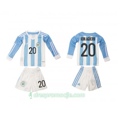 Argentina Dres Kun Aguero 20 Dječji Domaći 2016 Dugim Rukavima Argentina Dres Kun Aguero 20 Dječji Domaći 2016 Dugim Rukavima