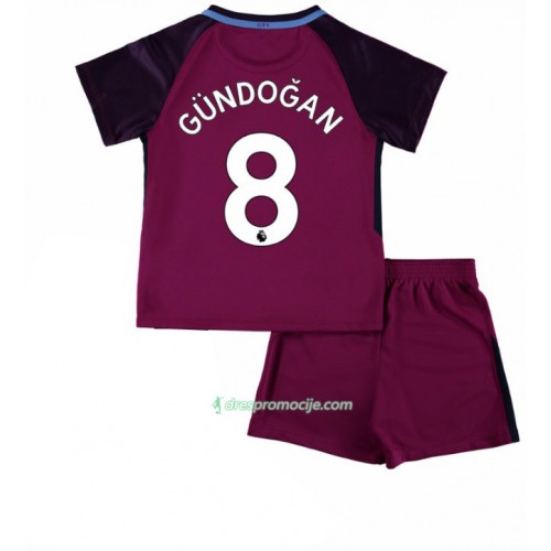 Manchester City Dres Ilkay Gundogan 8 Dječji Gostujući 2017/18 Kratkih Rukava Manchester City Dres Ilkay Gundogan 8 Dječji Gostujući 2017/18 Kratkih Rukava