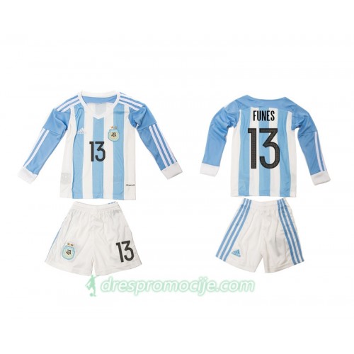 Argentina Dres Funes 13 Dječji Domaći 2016 Dugim Rukavima Argentina Dres Funes 13 Dječji Domaći 2016 Dugim Rukavima