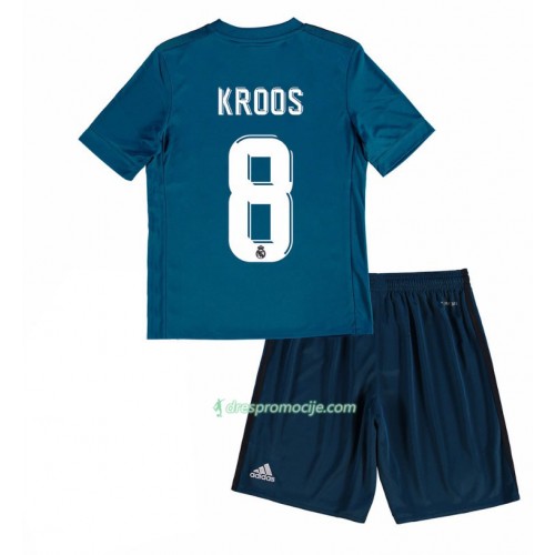 Real Madrid Dres Toni Kroos 8 Dječji Treći 2017/18 Kratkih Rukava Real Madrid Dres Toni Kroos 8 Dječji Treći 2017/18 Kratkih Rukava