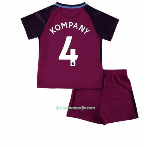 Manchester City Dres Vincent Kompany 4 Dječji Gostujući 2017/18 Kratkih Rukava Manchester City Dres Vincent Kompany 4 Dječji Gostujući 2017/18 Kratkih Rukava