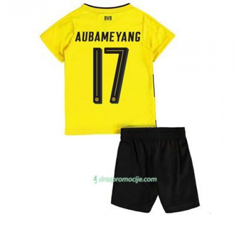 Borussia Dortmund Dres Aubameyang 17 Dječji Domaći 2017/18 Kratkih Rukava Borussia Dortmund Dres Aubameyang 17 Dječji Domaći 2017/18 Kratkih Rukava