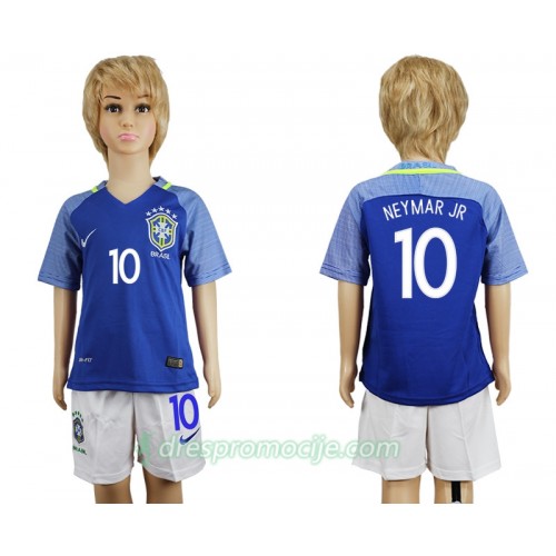 Brazil Dres Neymar JR 10 Dječji Gostujući 2016 Kratkih Rukava Brazil Dres Neymar JR 10 Dječji Gostujući 2016 Kratkih Rukava