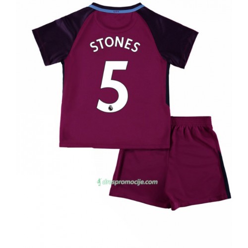 Manchester City Dres John Stones 5 Dječji Gostujući 2017/18 Kratkih Rukava Manchester City Dres John Stones 5 Dječji Gostujući 2017/18 Kratkih Rukava