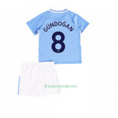 Manchester City Dres Ilkay Gundogan 8 Dječji Domaći 2017/18 Kratkih Rukava Manchester City Dres Ilkay Gundogan 8 Dječji Domaći 2017/18 Kratkih Rukava