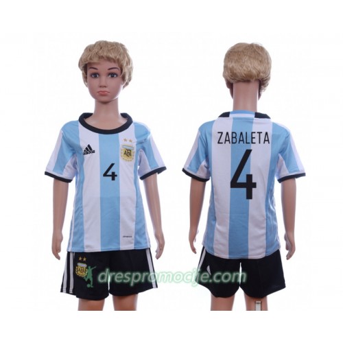 Argentina Dres Zabaleta 4 Dječji Domaći 2016 Kratkih Rukava Argentina Dres Zabaleta 4 Dječji Domaći 2016 Kratkih Rukava