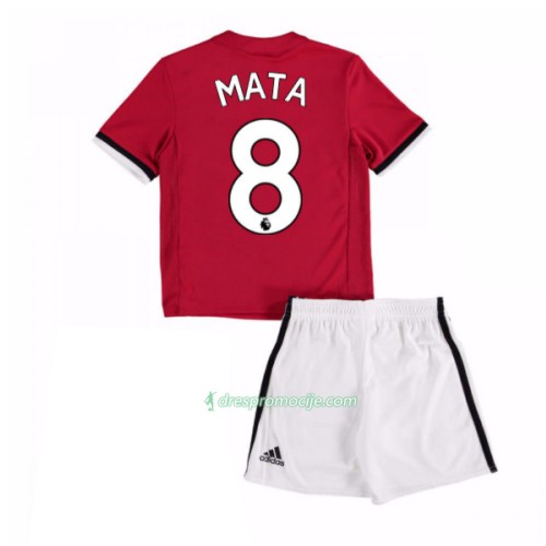 Manchester United Dres Juan Mata 8 Dječji Domaći 2017/18 Kratkih Rukava Manchester United Dres Juan Mata 8 Dječji Domaći 2017/18 Kratkih Rukava