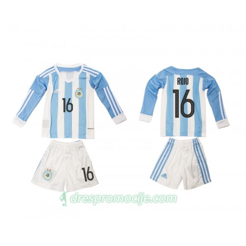 Argentina Dres Rojo 16 Dječji Domaći 2016 Dugim Rukavima Argentina Dres Rojo 16 Dječji Domaći 2016 Dugim Rukavima