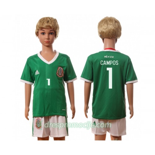 Meksiko Dres Campos 1 Dječji Domaći 2016 Kratkih Rukava Meksiko Dres Campos 1 Dječji Domaći 2016 Kratkih Rukava