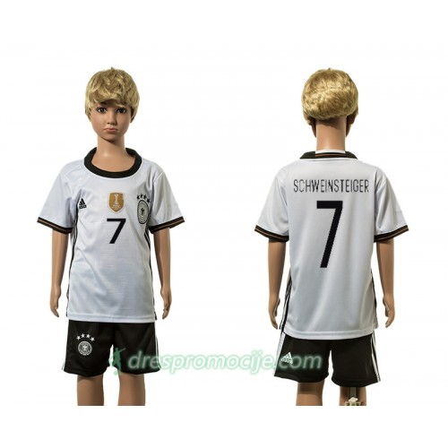 Njemačka Dres Schweinsteiger 7 Dječji Domaći 2016 Kratkih Rukava Njemačka Dres Schweinsteiger 7 Dječji Domaći 2016 Kratkih Rukava