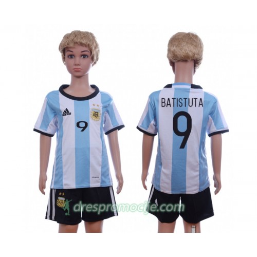 Argentina Dres Batistuta 9 Dječji Domaći 2016 Kratkih Rukava Argentina Dres Batistuta 9 Dječji Domaći 2016 Kratkih Rukava