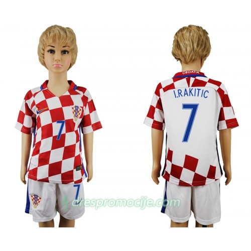 Croazia Dres I.Rakitic 7 Dječji Domaći 2016 Kratkih Rukava Croazia Dres I.Rakitic 7 Dječji Domaći 2016 Kratkih Rukava