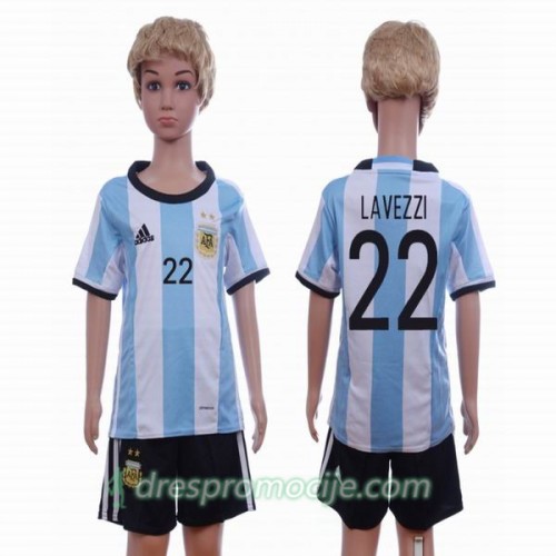 Argentina Dres Lavezzi 22 Dječji Domaći 2016 Kratkih Rukava Argentina Dres Lavezzi 22 Dječji Domaći 2016 Kratkih Rukava