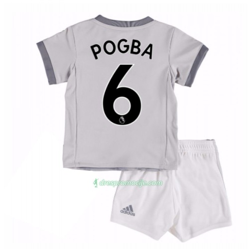 Manchester United Dres Paul Pogba 6 Dječji Treći 2017/18 Kratkih Rukava Manchester United Dres Paul Pogba 6 Dječji Treći 2017/18 Kratkih Rukava