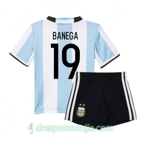 Argentina Dres Banega 19 Dječji Domaći 2016 Kratkih Rukava Argentina Dres Banega 19 Dječji Domaći 2016 Kratkih Rukava