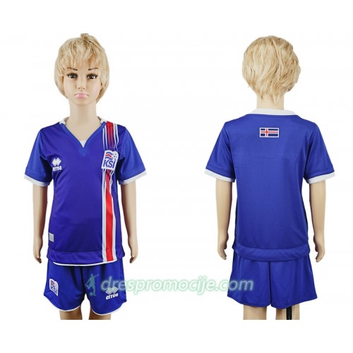 Island Dres Dječji Domaći 2016 Kratkih Rukava Island Dres Dječji Domaći 2016 Kratkih Rukava