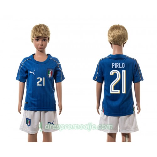 Italija Dres Pirlo 21 Dječji Domaći 2016 Kratkih Rukava Italija Dres Pirlo 21 Dječji Domaći 2016 Kratkih Rukava