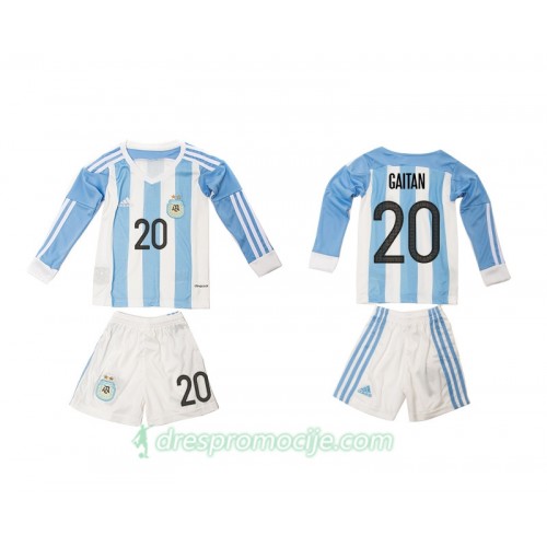 Argentina Dres Gaitan 20 Dječji Domaći 2016 Dugim Rukavima Argentina Dres Gaitan 20 Dječji Domaći 2016 Dugim Rukavima
