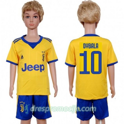 Juventus Dres Paulo Dybala 10 Dječji Gostujući 2017/18 Kratkih Rukava Juventus Dres Paulo Dybala 10 Dječji Gostujući 2017/18 Kratkih Rukava