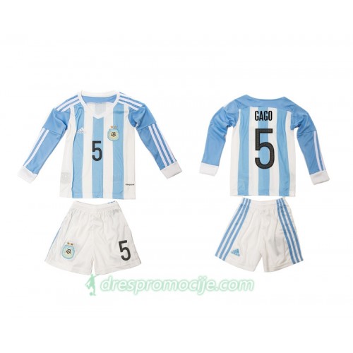 Argentina Dres Gaco 5 Dječji Domaći 2016 Dugim Rukavima Argentina Dres Gaco 5 Dječji Domaći 2016 Dugim Rukavima