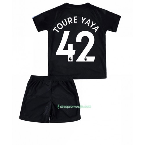 Manchester City Dres Yaya Toure 42 Dječji Treći 2017/18 Kratkih Rukava Manchester City Dres Yaya Toure 42 Dječji Treći 2017/18 Kratkih Rukava