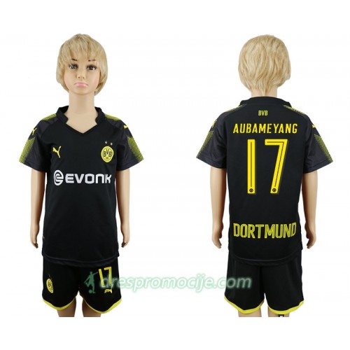 Borussia Dortmund Dres Aubameyang 17 Dječji Gostujući 2017/18 Kratkih Rukava Borussia Dortmund Dres Aubameyang 17 Dječji Gostujući 2017/18 Kratkih Rukava