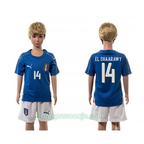 Italija Dres El Shaarawy 14 Dječji Domaći 2016 Kratkih Rukava Italija Dres El Shaarawy 14 Dječji Domaći 2016 Kratkih Rukava