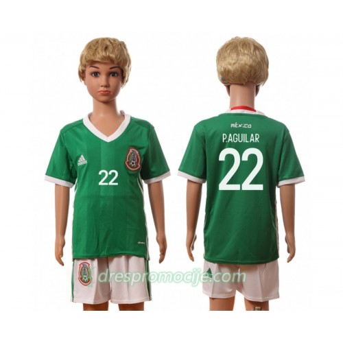 Meksiko Dres P.Aguilar 22 Dječji Domaći 2016 Kratkih Rukava Meksiko Dres P.Aguilar 22 Dječji Domaći 2016 Kratkih Rukava