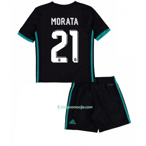 Real Madrid Dres Alvaro Morata 21 Dječji Gostujući 2017/18 Kratkih Rukava Real Madrid Dres Alvaro Morata 21 Dječji Gostujući 2017/18 Kratkih Rukava