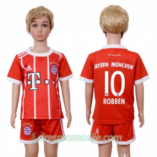 FC Bayern München Dres Arjen Robben 10 Dječji Domaći 2017/18 Kratkih Rukava FC Bayern München Dres Arjen Robben 10 Dječji Domaći 2017/18 Kratkih Rukava