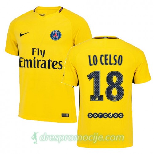 Paris SG Dres Giovani Lo Celso Gostujući 2017/18 Kratkih Rukava Paris SG Dres Giovani Lo Celso Gostujući 2017/18 Kratkih Rukava