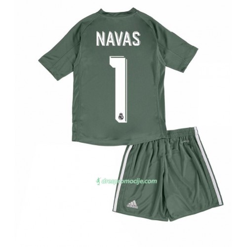 Real Madrid Dres Golmanski Keylor Navas 1 Dječji Domaći 2017/18 Kratkih Rukava Real Madrid Dres Golmanski Keylor Navas 1 Dječji Domaći 2017/18 Kratkih Rukava